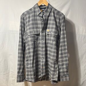 Carhartt Black and White Checkered Men's Shirt